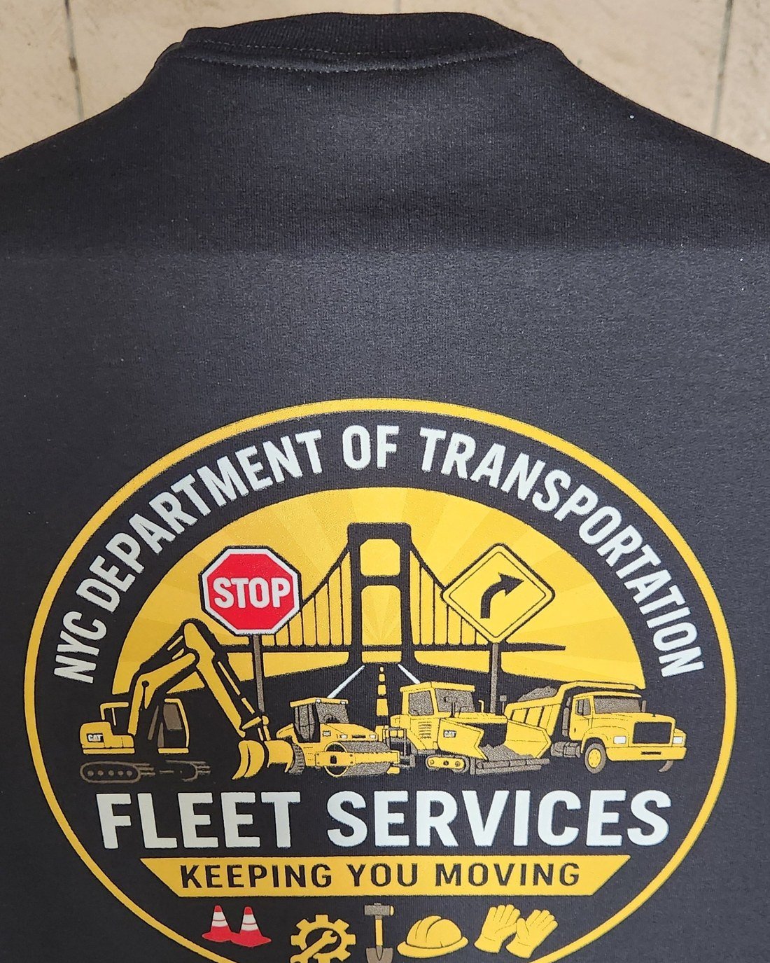 NYC Department of Transportation Fleet Services t-shirt