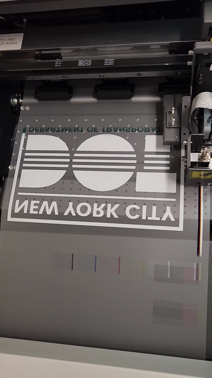 DTF printer producing a custom transfer at Endless Ink Printing
